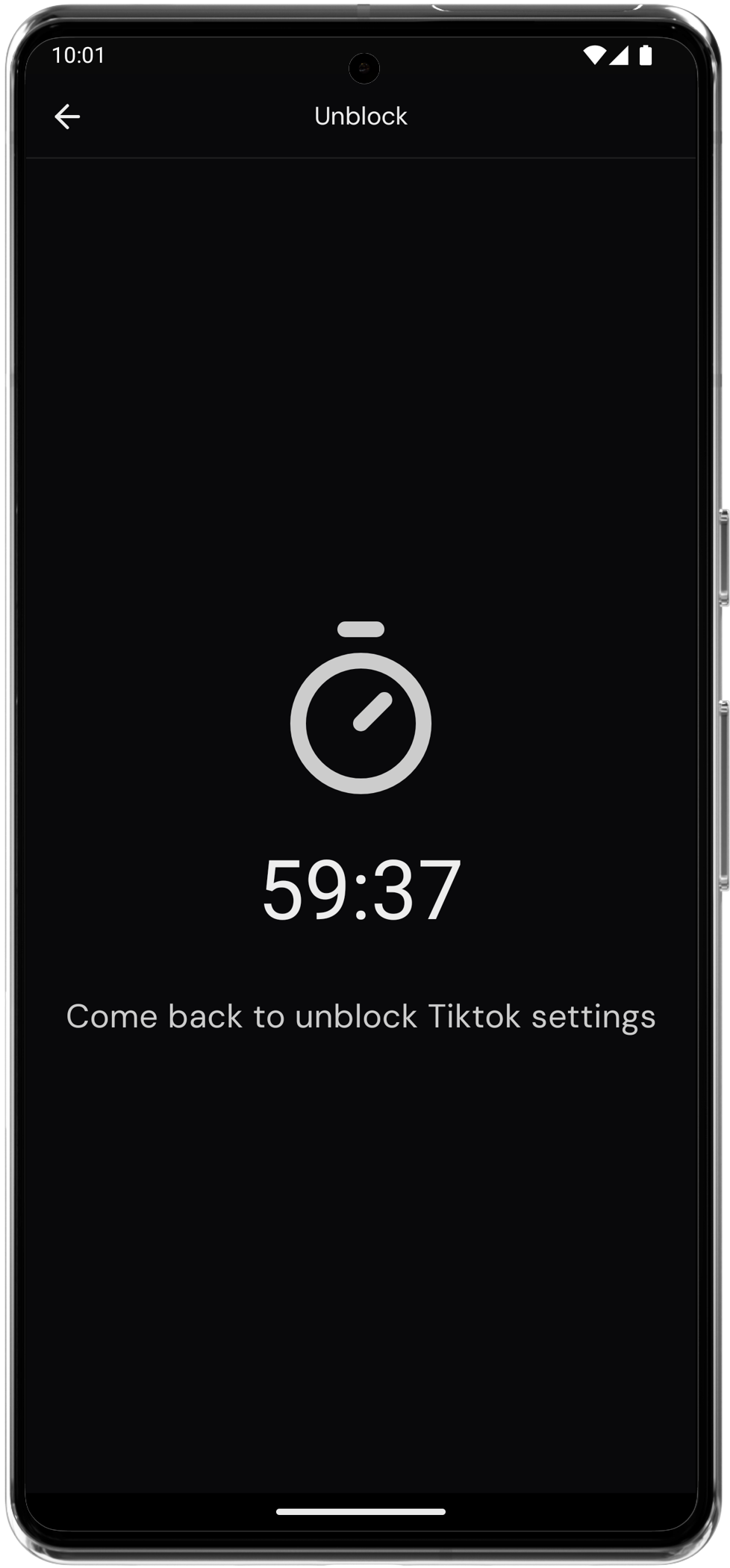 Delay app for self protection